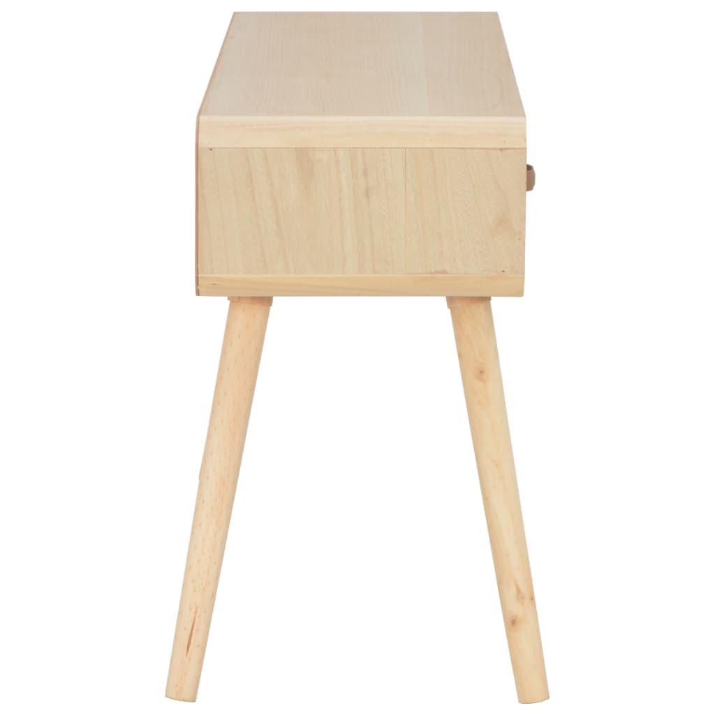 Console Table 100x35x68 cm Solid Wood