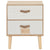 Bedside Cabinet with 2 Drawers 40x30x49.5 cm Solid Pinewood