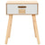 Bedside Table with a Drawer 44x30x58.5 cm Solid Pinewood