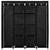 Wardrobe with 4 Compartments Black 175x45x170 cm