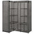 Corner Wardrobe Grey 130x87x169 cm