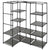 Corner Wardrobe Grey 130x87x169 cm