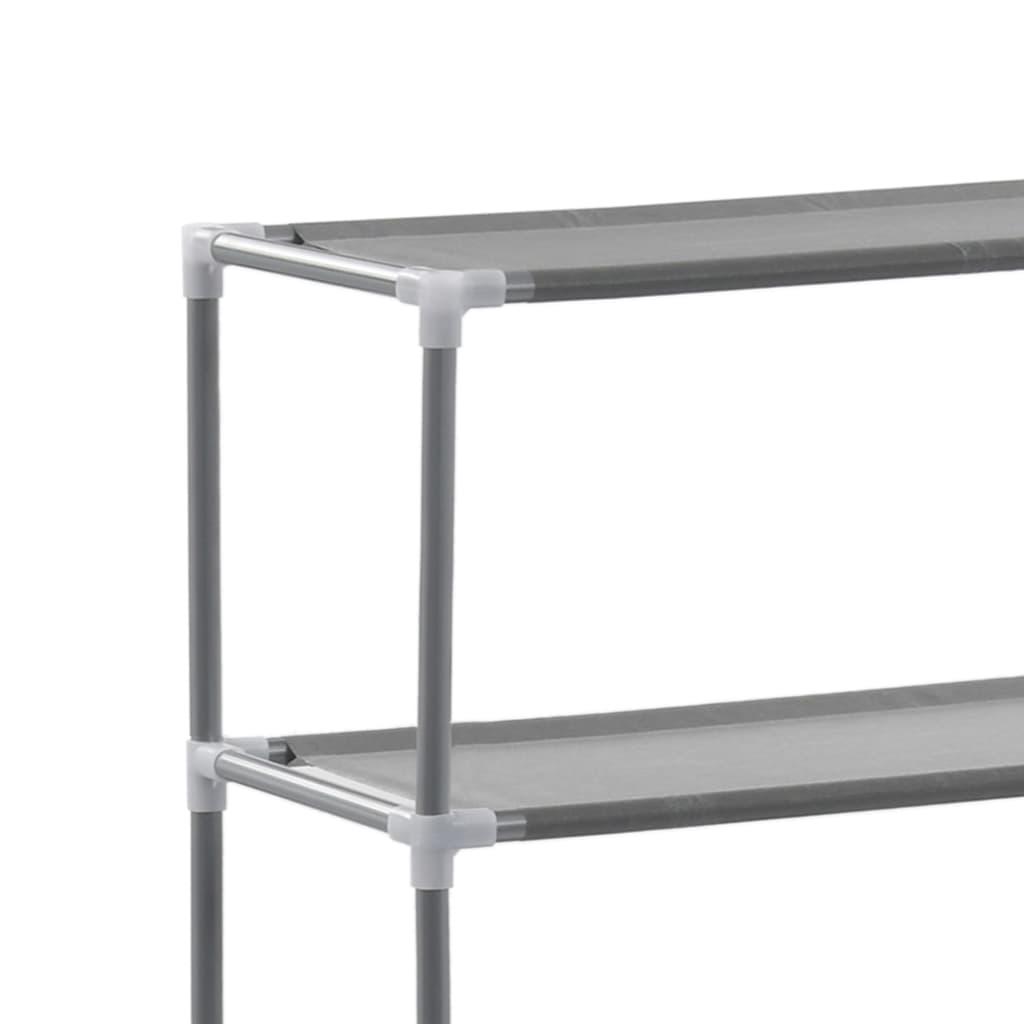 3-Tier Storage Rack over Laundry Machine Silver 69x28x169 cm