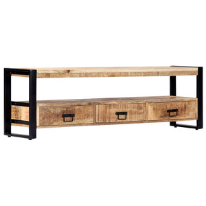 TV Cabinet 150x30x45 cm Solid Mango Wood