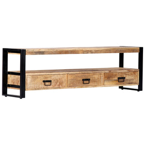 TV Cabinet 150x30x45 cm Solid Mango Wood