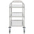 3-Tier Kitchen Trolley 96.5x55x90 cm Stainless Steel