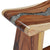 Stool Solid Suar Wood and Polyresin
