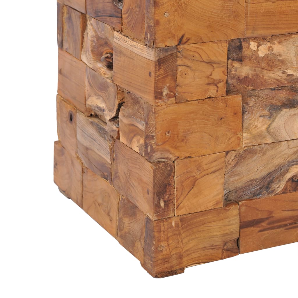 Storage Stool Solid Teak Wood
