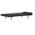 Sofa Bed with Two Pillows Dark Grey Polyester