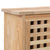 Shoe Storage Cabinet 55x20x104 Cm Solid Walnut Wood