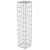 Gabion Wall with Covers Galvanised Steel 20x20x100 cm