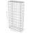 Gabion Wall with Covers Galvanised Steel 50x20x100 cm