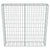 Gabion Wall with Covers Galvanised Steel 100x20x100 cm