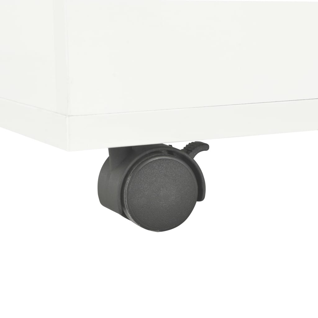 Coffee Table High Gloss White 100x100x35 cm