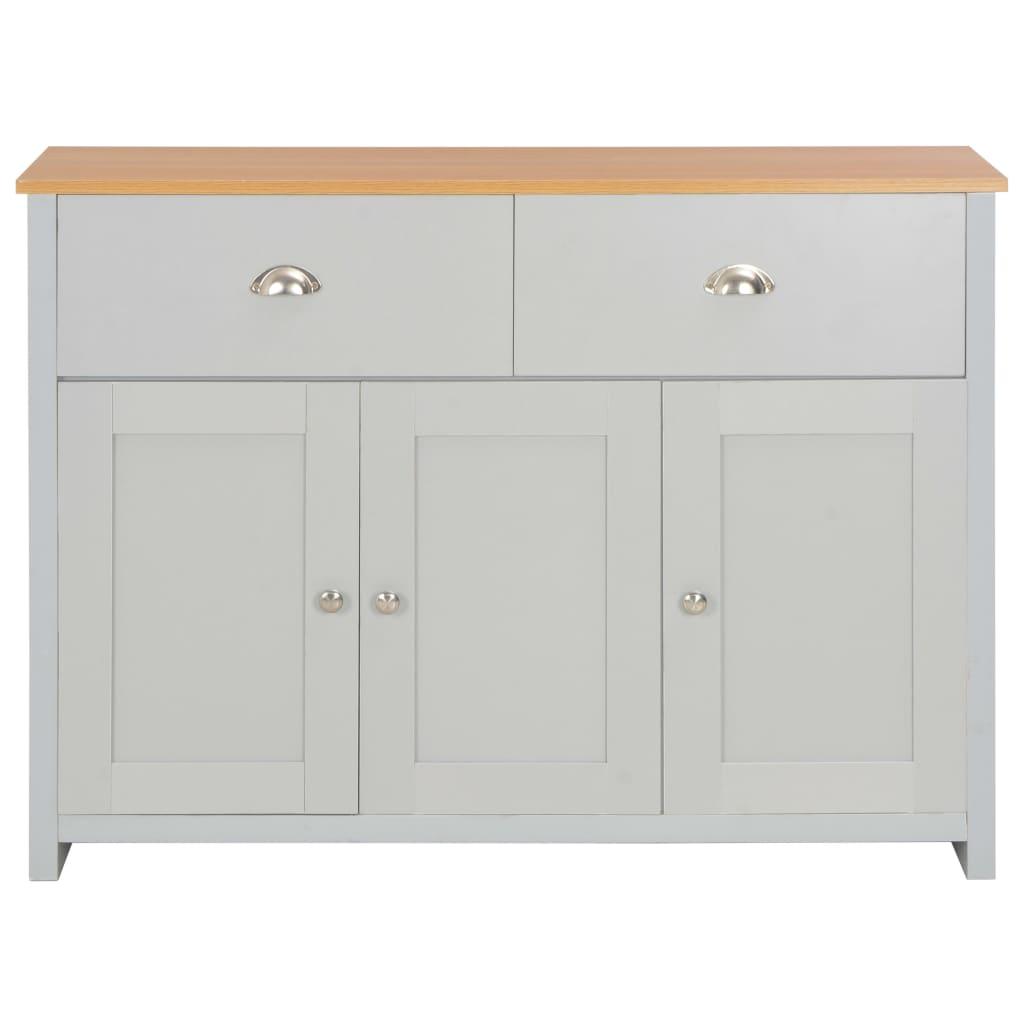 Sideboard Grey 112x35x81 cm