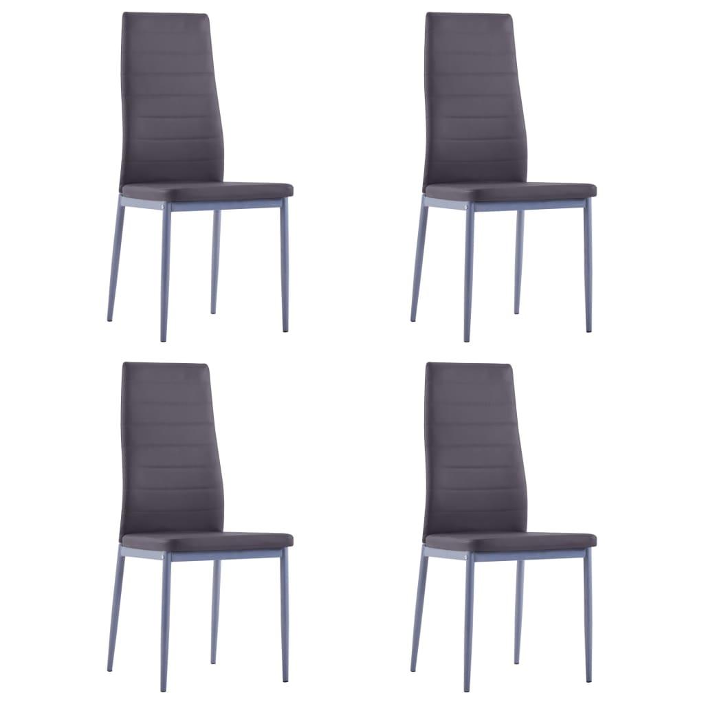 Five Piece Dining Set Grey