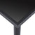 Dining Table Black 160x80x75 cm Tempered Glass