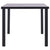 Dining Table Black and Concrete Grey 180x90x75 cm MDF