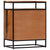 Side Cabinet 60x35x76 cm Solid Reclaimed Wood and Steel