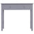 Console Table Grey 90x30x77 cm Wood