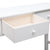 Console Table White 90x30x77 cm Wood