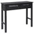 Console Table Black 90x30x77 cm Wood