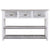 Sideboard Antique Grey 115x30x76 cm Wood