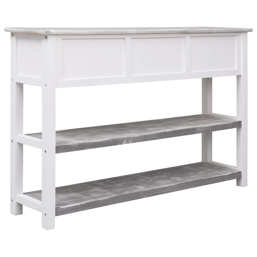 Sideboard Antique Grey 115x30x76 cm Wood