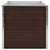Raised Garden Bed Brown 160x80x77 cm Galvanised Steel