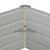 Raised Garden Bed Brown 129x129x46 cm Galvanised Steel