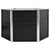 Garden Raised Bed Anthracite 129x129x77 cm Galvanised Steel