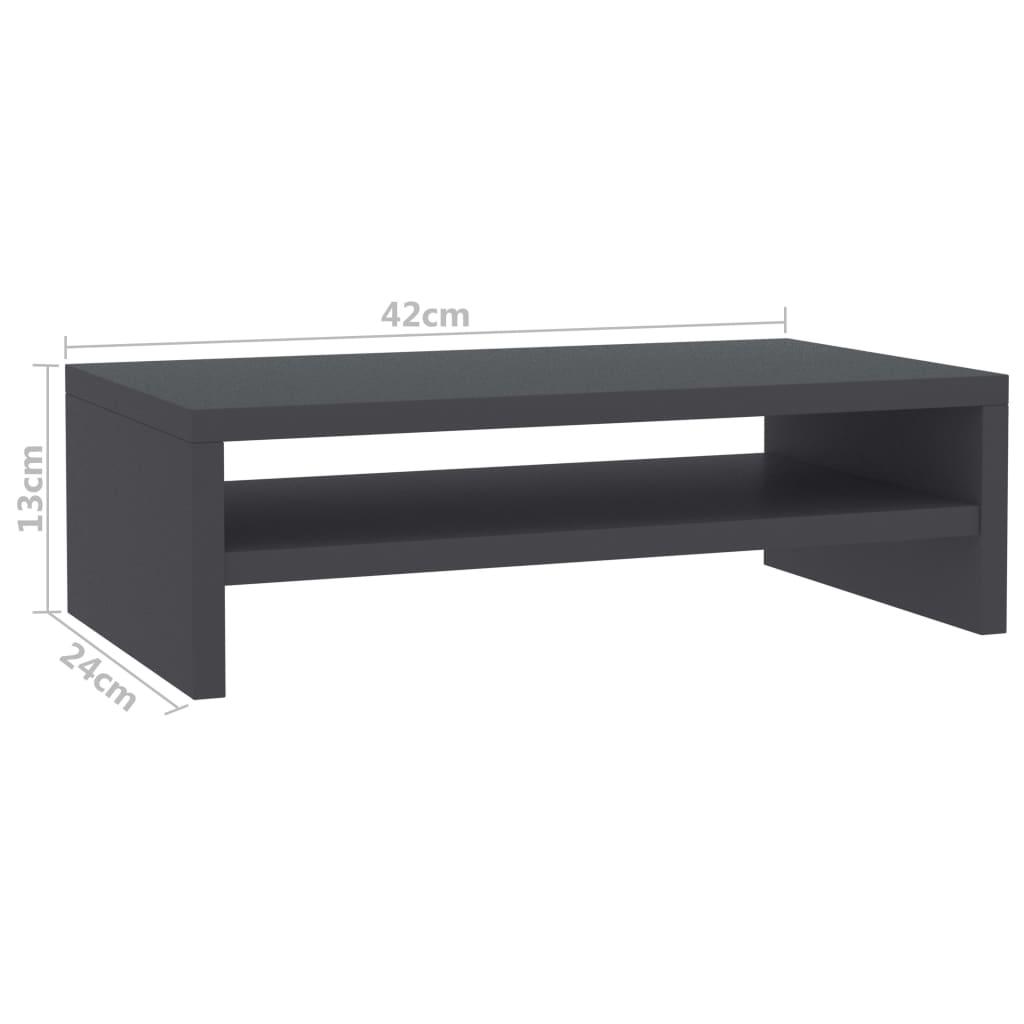 Monitor Stand Grey 42x24x13 cm Engineered Wood
