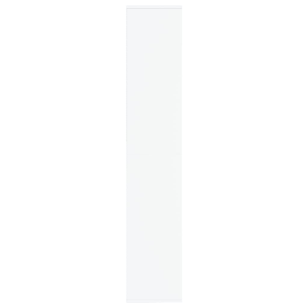 Shoe Cabinet White 54x34x183 cm Engineered Wood