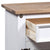 Bedside Cabinet Mexican Pine Corona Range White 53x39x66 cm