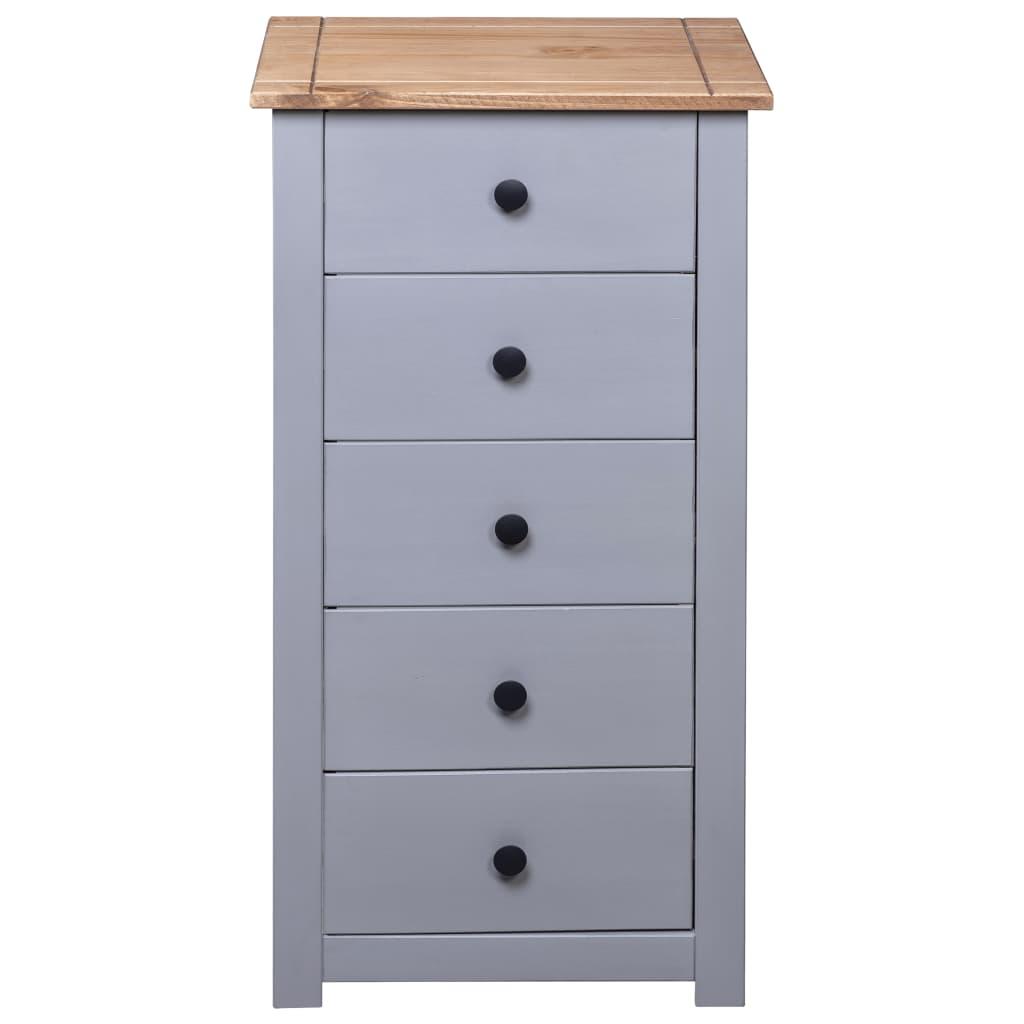 Sideboard Grey 46x40x89 cm Pine Panama Range