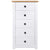 Sideboard White 46x40x89 cm Pine Panama Range