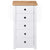 Sideboard White 46x40x89 cm Pine Panama Range