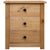 Bedside Cabinet 46x40x57 cm Pinewood Panama Range