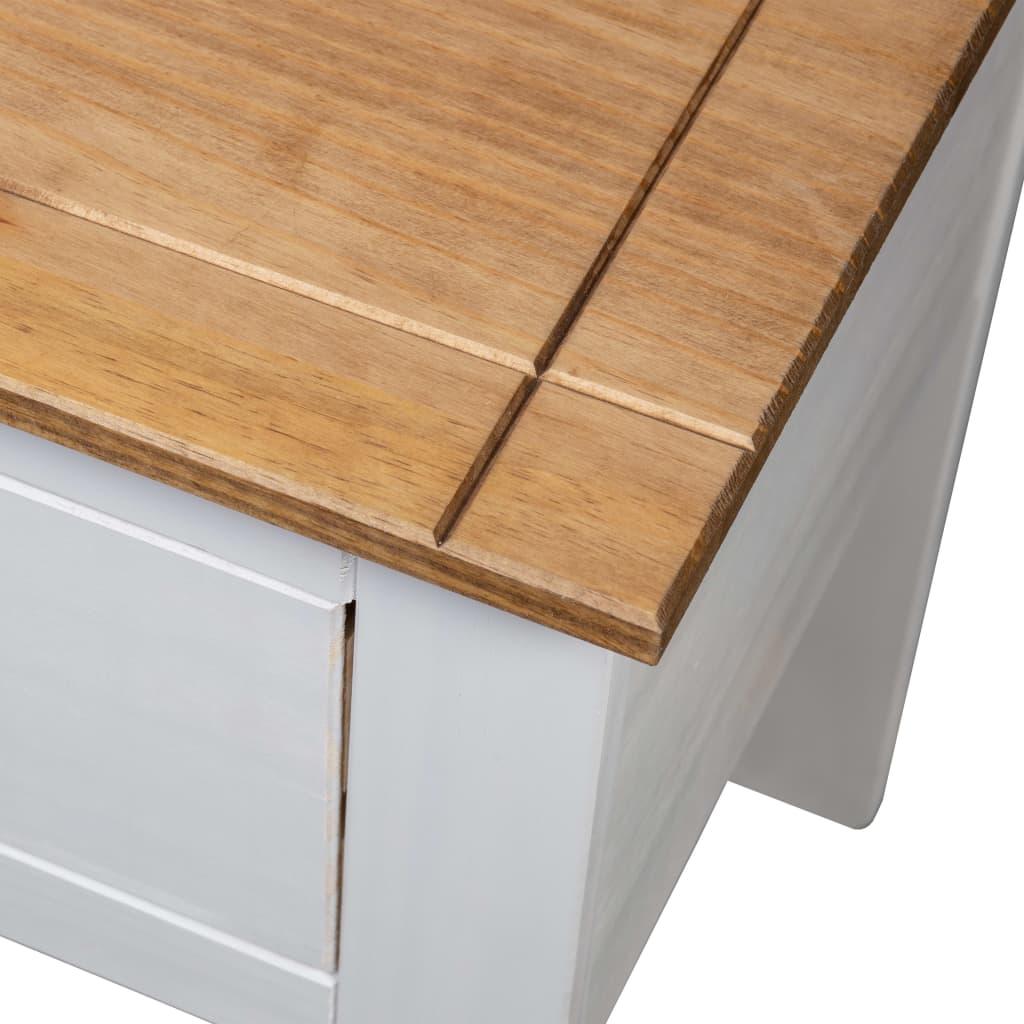 Bedside Cabinet White 46x40x57 cm Pine Panama Range