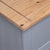 Sideboard Grey 93x40x80 Cm Solid Pinewood