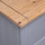 Sideboard Grey 93x40x80 cm Solid Pinewood Panama Range
