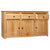 Sideboard 135x40x80 cm Solid Pinewood Panama Range