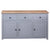 Sideboard Grey 135x40x80 cm Solid Pinewood Panama Range