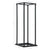 Firewood Rack with Base Black 37x37x113 cm Steel