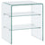 Coffee Table 50x40x56 cm Tempered Glass