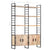 4-Tier Bookcase 124x30x180 cm Solid Mango Wood