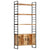 4-Tier Bookcase 80x30x180 cm Rough Mango Wood