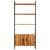 4-Tier Bookcase 80x30x180 cm Rough Mango Wood