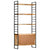 4-Tier Bookcase 80x30x180 cm Rough Mango Wood