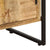 4-Tier Bookcase 80x30x180 cm Rough Mango Wood
